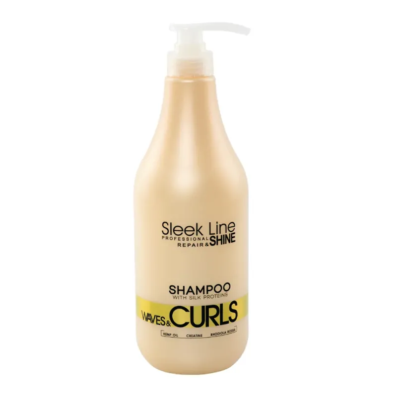 STAPIZ Szamon Sleek Line Waves&Curls - szampon do włosów kręconych 1000 ml