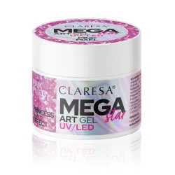 CLARESA ŻEL DO ZDOBIEŃ MEGASTAR ART GEL -  PINK PIXEL 10G
