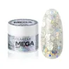 CLARESA ŻEL DO ZDOBIEŃ MEGASTAR ART GEL -  SILVER FLICKER 10G