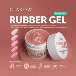 CLARESA RUBBER GEL 2 - Żel budujący 12G