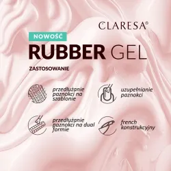 CLARESA RUBBER GEL 2 - Żel budujący 12G