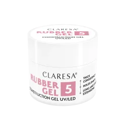 CLARESA RUBBER GEL 5 - Żel budujący 12G