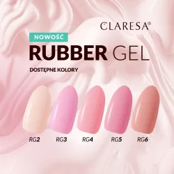 CLARESA RUBBER GEL 5 - Żel budujący 12G