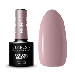 Claresa Lakier Hybrydowy Nude nr 117 - 5ml