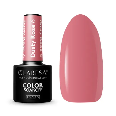 Claresa Lakier Hybrydowy Dusty Rose 6 - 5g