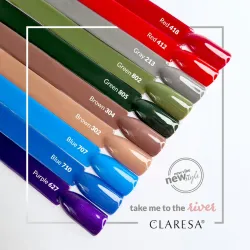 Claresa Lakier Hybrydowy Red nr 412 - 5g