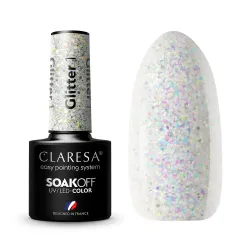 Claresa Lakier hybrydowy GLITTER 1 - 5g