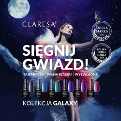Claresa Lakier hybrydowy Galaxy Black - 5g