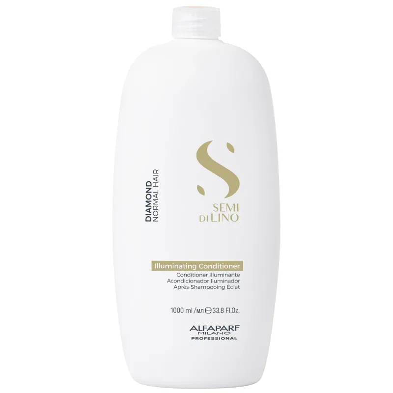 Alfaparf Milano Alfaparf Semi di Lino Diamond Illuminating Conditioner rozświetlająca odżywka do włosów normalnych 1000ml