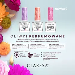 CLARESA Oliwka do skórek i paznokci PRETTY BLOOM 5ml