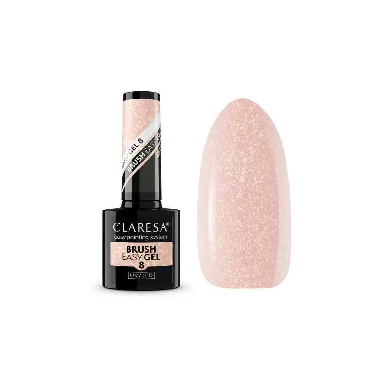 Claresa Easy Brush Gel 8 - żel w butelce 5g