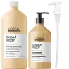 Loreal Absolut Repair zestaw regenerujący szampon 1500 ml odżywka 750 ml + pompka