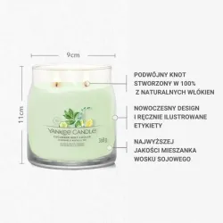 Yankee Candle Signature Cucumber Mint Cooler  - Świeca Średnia 368g