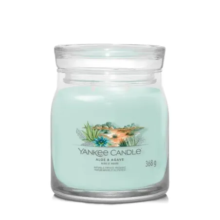Yankee Candle Signature ALOE & AGAVE  - Świeca Średnia 368g