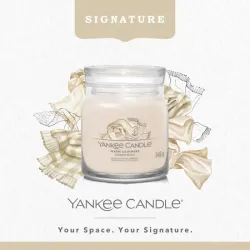 Yankee Candle Signature WARM CASHMERE  - Świeca Średnia 368g