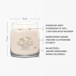 Yankee Candle Signature WARM CASHMERE  - Świeca Średnia 368g