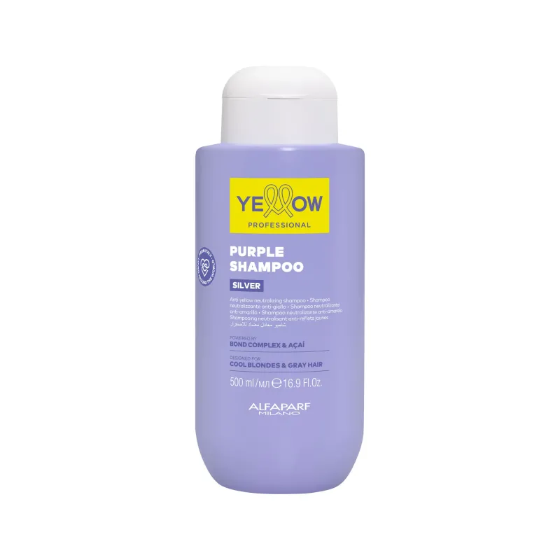 Yellow Professional Silver – Szampon do włosów blond, farbowanych i siwych - 500 ml