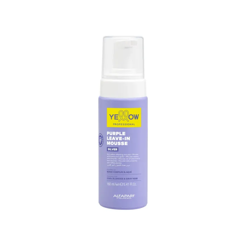 Yellow Professional Silver - Pianka leave-in wygładzająca i neutralizująca żółte odcienie - 160ml