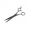 Fox Barber, nożyczki fryzjerskie, czarne, 6.0"