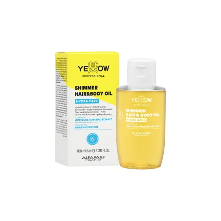 Yellow Professional Hydra Care – nawilżający olejek rozświetlający do włosów i ciała, 100 ml