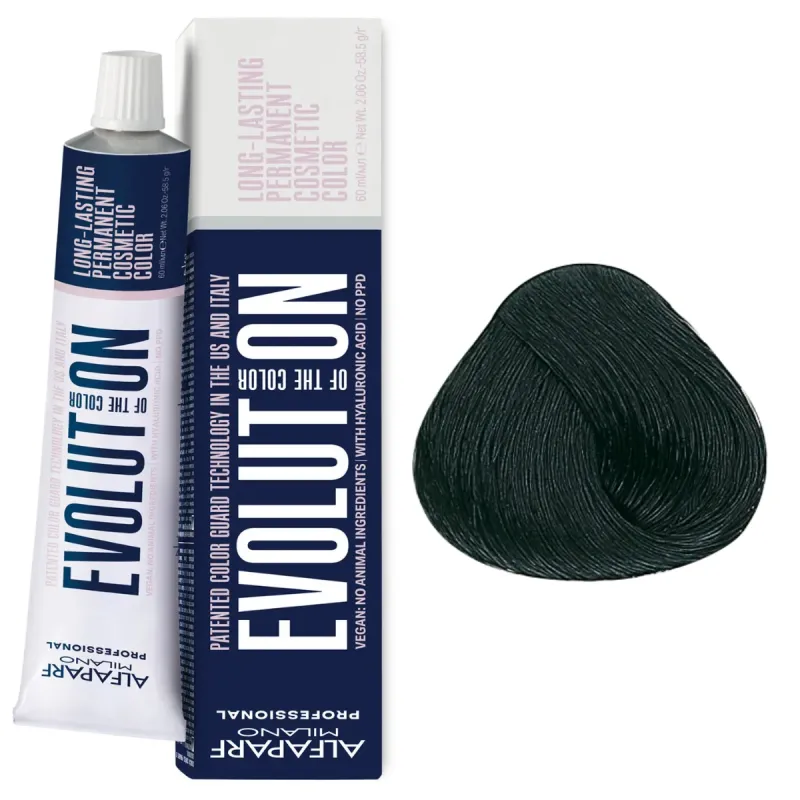 Alfaparf Milano Evolution of Color, farba do włosów nr 1 - 60ml