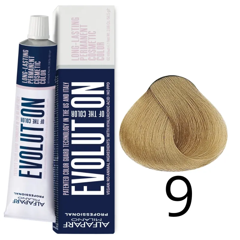 Alfaparf Milano Evolution of Color, farba do włosów nr 9 - 60ml