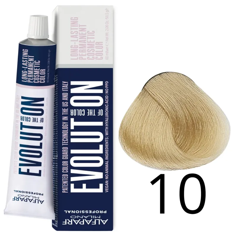 Alfaparf Milano Evolution of Color, farba do włosów nr 10 - 60ml