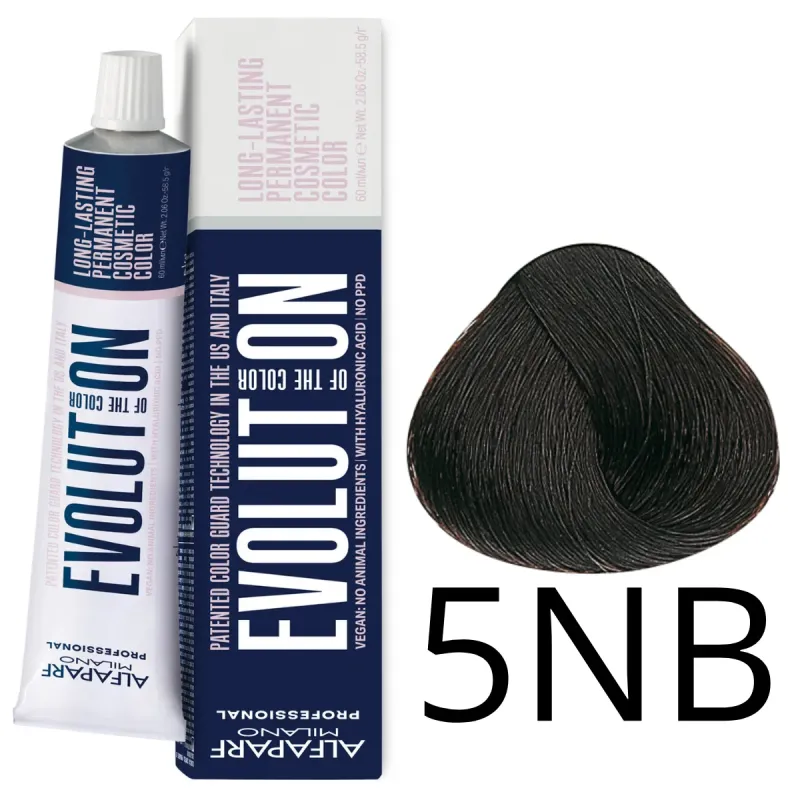 Alfaparf Milano Evolution of Color, farba do włosów nr 5NB - 60m