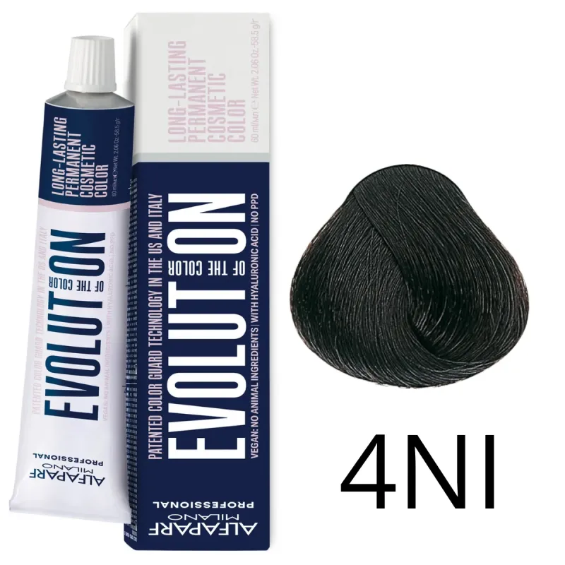 Alfaparf Milano Evolution of Color, farba do włosów nr 4NI - 60ml