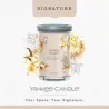 Yankee Candle VANILLA CRÈME BRÛLÉE Tumbler z 2 Knotami Duża Świeca 567g