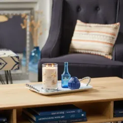 Yankee Candle VANILLA CRÈME BRÛLÉE Tumbler z 2 Knotami Duża Świeca 567g