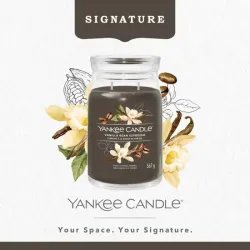 Yankee Candle VANILLA BEAN ESPRESSO Duża Świeca z 2 Knotam 567g