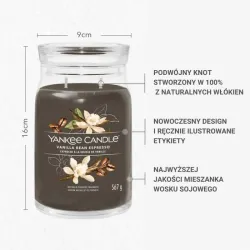 Yankee Candle VANILLA BEAN ESPRESSO Duża Świeca z 2 Knotam 567g