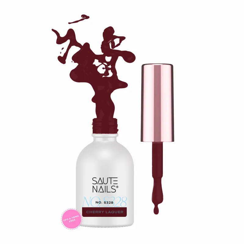 SAUTE NAILS Lakier hybrydowy 8ml S328  Cherry Laquer