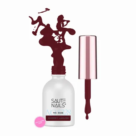 SAUTE NAILS Lakier hybrydowy 8ml S328  Cherry Laquer