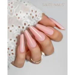 SAUTE NAILS Top Hybrydowy Candy Pink Top No Wipe 8ml
