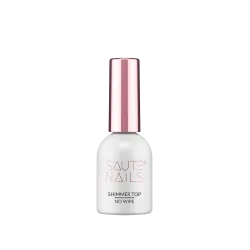 SAUTE NAILS Top Hybrydowy z Drobinkami Shimmer Top No Wipe 8ml