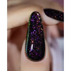 SAUTE NAILS Top Hybrydowy z Efektem Holo Flakes 8ml