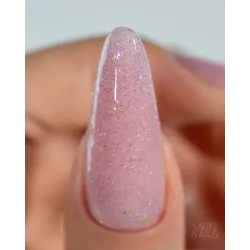 SAUTE NAILS Top Hybrydowy z Efektem Silver Flash 8ml