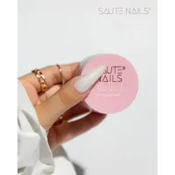 SAUTE NAILS Żel Budujący One Touch Glitter Milky White 30g