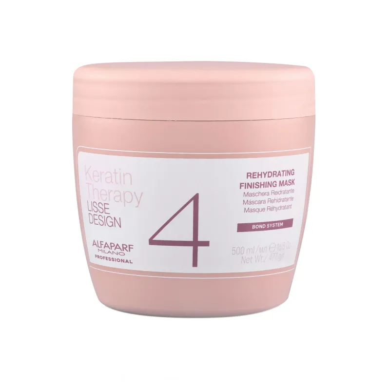 Alfaparf Milano Keratin Therapy Lisse Design 4 - maska nawilżająca do włosów - 500ml