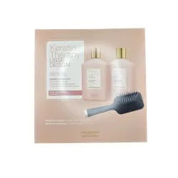 Alfaparf Keratin Therapy Lisse Design - zestaw Revitalizing Kit szampon + odżywka + szczotka