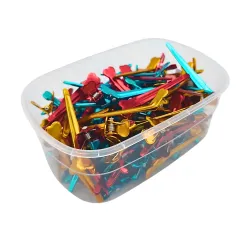 ARTE TOOLS – Kolorowe Klipsy Pojedyncze 54 mm 100 szt.