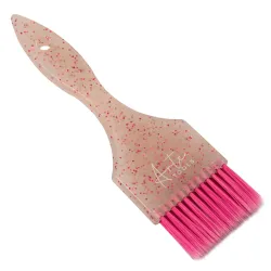 ARTE TOOLS – Szeroki Pędzel do Farbowania Włosów - Brokat Pink