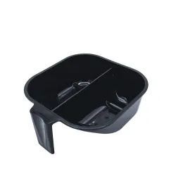 ARTE TOOLS – Podwójna miska kwadratowa do farbowania włosów - czarna