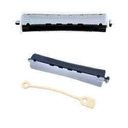 ARTE TOOLS – Wałki do trwałej czarno‑szare 16 mm - 12 szt.