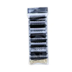 ARTE TOOLS – Wałki do trwałej czarno‑szare 16 mm - 12 szt.