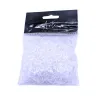 ARTE TOOLS – Gumki do warkoczy CLEAR, bezbarwne (400 szt.)