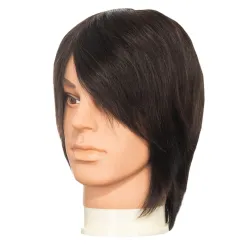 ARTE Główka ALEX - głowa fryzjerska treningowa MEN naturalna 100 %