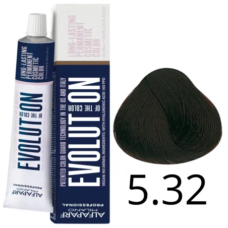 Alfaparf Milano Evolution of Color, farba do włosów nr 5.32 - 60ml